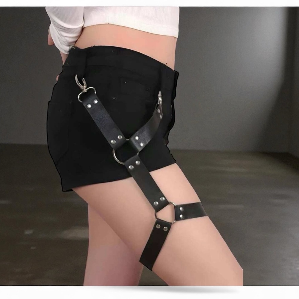 Stylish Black Unisex Harness New